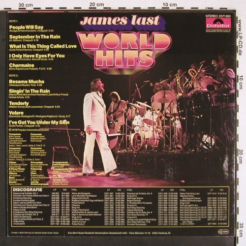 Last,James: World Hits, Polydor (2371 891), D, 1978 Typ: LP Best.-Nr.: V2340 Preis: 6,00 Euro