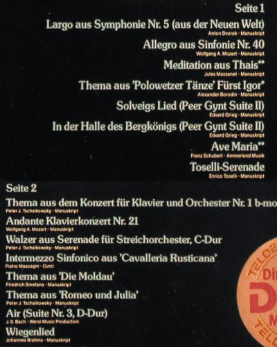 Lambert,Franz: Symphonie d'Amour, Teldec (6.25500 AT), D, 1982 Typ: LP Best.-Nr.: V2355 Preis: 6,00 Euro