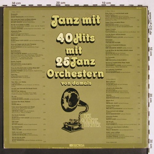 V.A.Tanz mit - 40 Hits mit 25: Tanz Orchestern von damals,Foc, Odeon (64 969), D, DSC Typ: 2LP Best.-Nr.: V2390 Preis: 9,00 Euro