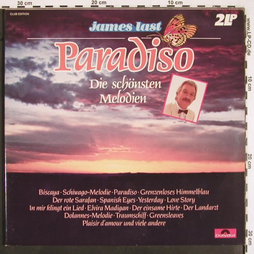 Last,James: Paradiso-Die schönsten Melodien,Foc, Polydor, Club Edition (14 447 7), D, 1986 Typ: 2LP Best.-Nr.: V2483 Preis: 7,50 Euro