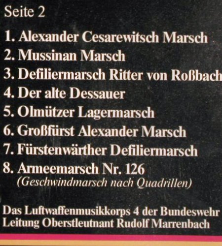 Luftwaffenmusikkorps 4: Der große Zapfenstreich, FS-New, Europa (111 124.8), D, sealed, 1979 Typ: LP Best.-Nr.: V3048 Preis: 9,00 Euro