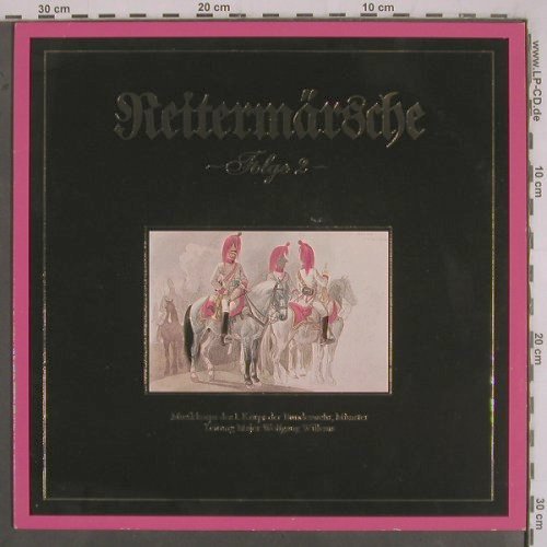Musikkorps d.1.Korps d.Bw. Münster: Reitermärsche Folge 2, Westf-Lipp.Sparkasse (287 000), D Typ: LP Best.-Nr.: V3126 Preis: 6,00 Euro