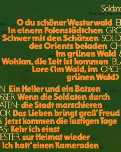 V.A.O du schöner Westerwald: Soldatenlieder,Gr.Chor & Blasorch., Fontana special (6434 141), D, Stachow Typ: LP Best.-Nr.: V3139 Preis: 5,00 Euro