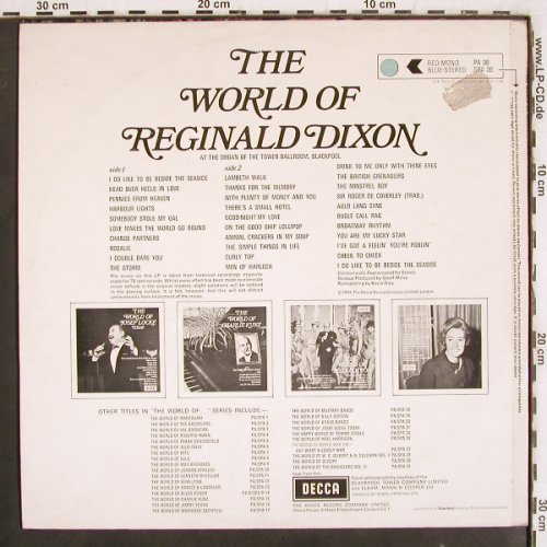 Dixon,Reginald: The World of, Decca(SPA 38), UK, 1969 - LP - V3791 - 7,50 Euro