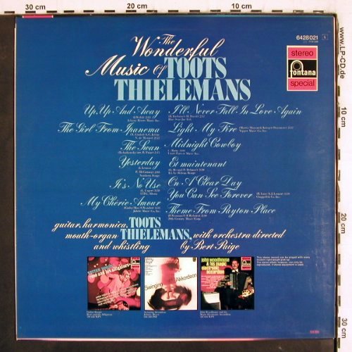Thielemans,Toots: The Wonderful Music of, Fontana(6428 021), S, 1974 - LP - V3863 - 7,50 Euro