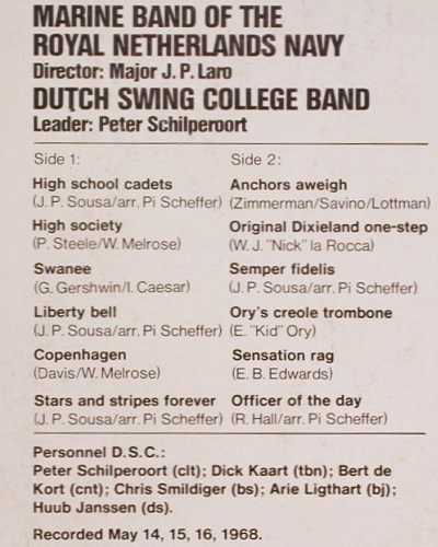 Marine B.o.t. Royal NetherlandsNavy:&nbsp;When the Swing..Dutch Swing Coll., Philips (844 063 PY), NL, 1968 Typ:&nbsp;LP Best.-Nr.:&nbsp;V391 Preis:&nbsp; 7,50 Euro