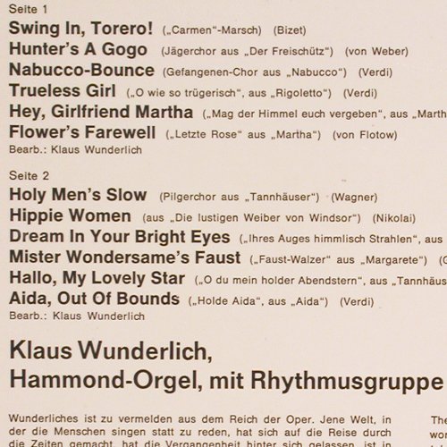 Wunderlich,Klaus: Opera Happening, Telefunken(SLE 14533-PEX), D, 1968 - LP - V3981 - 9,00 Euro