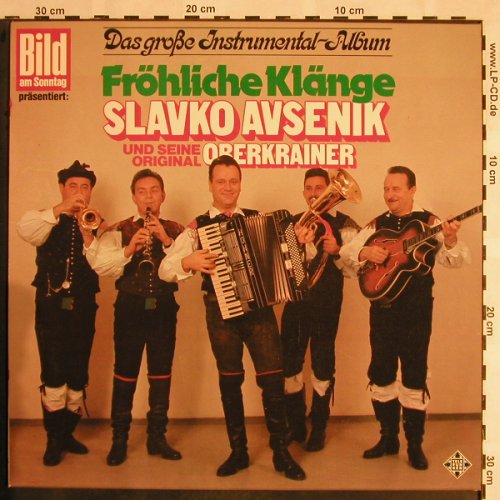 Avsenik,Slavko & Orig.Oberkrainer: Fröhliche Klänge gr.Instrum.-Album, Telefunken(6.22398 AO), D, 1976 - LP - X1050 - 5,50 Euro