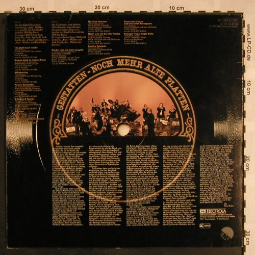 Kuhn,Paul & SFB Big Band: Gestatten alte Platten, m-/vg+, EMI(062-31 739), D, 1975 - LP - X1140 - 7,50 Euro