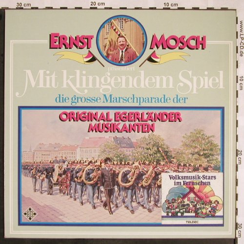 Mosch,Ernst & Seine Orig.Egerländer: Mit klingendem Spiel, Telefunken(6.23566 AS), D, 1978 - LP - X1339 - 7,50 Euro