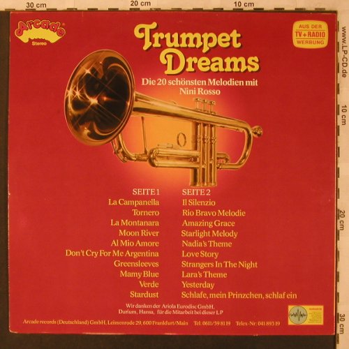 Rosso,Nino: Trumpet Dream, Arcade(ADEG 53), D, 1978 - LP - X2949 - 5,00 Euro