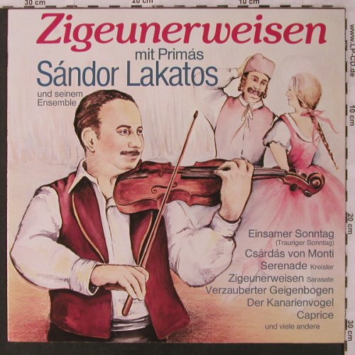 Lakatos,Sandor und sein Ensemble: Zigeunerweisen, Pandora(32 115-8), D,Club Ed.,  - LP - X3008 - 6,00 Euro