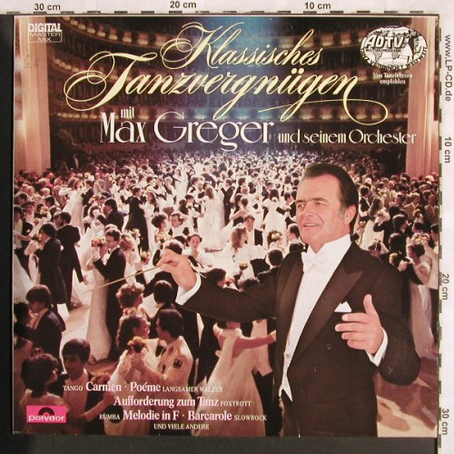 Greger,Max: Klassisches Tanzvergnügen, Polydor(817 857-1), D, 1984 - LP - X3150 - 7,50 Euro