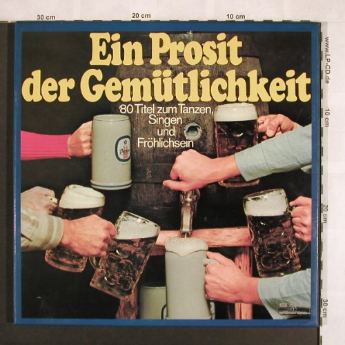 V.A.Ein Prosit der Gemütlichkeit: 80 Titel zum Tanzen,Singen...., SR Int.(62 790), D, Box,  - 3LP - X3175 - 9,00 Euro