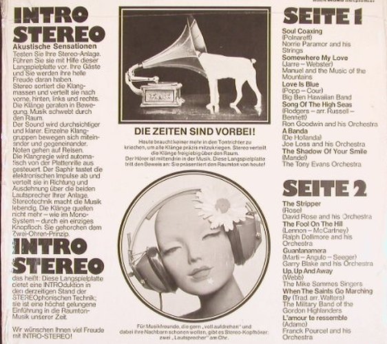 V.A.Intro Stereo: Die Zeiten sind Vorbei, HörZu(SHZEL 61), D,  - LP - X3288 - 7,50 Euro