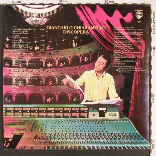 Chiaramello,Giancarlo: Disc Opra, WB(WB 56 363), D, 1977 - LP - X3290 - 7,50 Euro