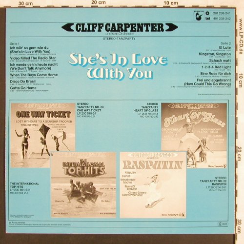 Carpenter,Cliff und s. Orch.: She's in Love with you, Hansa(201 238-241), D, 1979 - LP - X3566 - 7,50 Euro