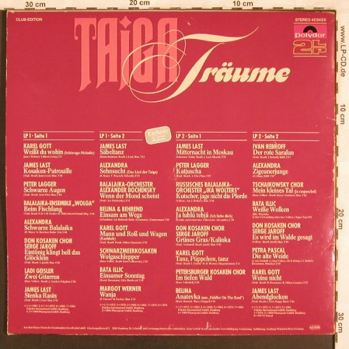 V.A.Taiga Träume: Karel Gott...James Last, m-/vg+, Polydor(420430), D,  - 2LP - X3855 - 7,50 Euro