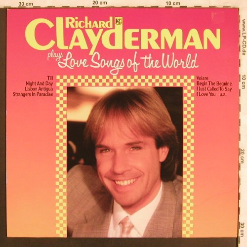 Clayderman,Richard: plays Love Songs of the World, Teldec Delphine(6.26529 AS), D, 1987 - LP - X3874 - 7,50 Euro