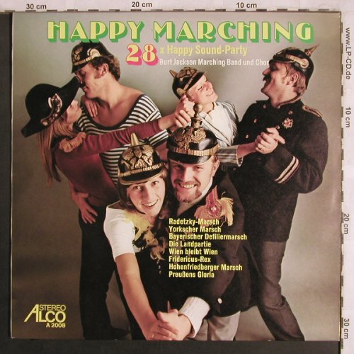 Jackson,Burt - Marching Band & Chor: Happy Marching 28xHappyPartySound, Alco(A 2008), D,  - LP - X4063 - 6,00 Euro