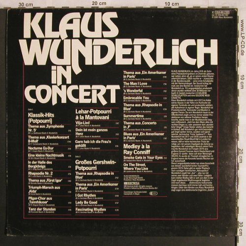 Wunderlich,Klaus: In Concert, m-/vg+, HörZu(066-46 230), D,  - LP - X4092 - 7,50 Euro