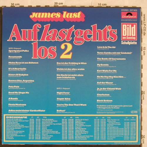 Last,James: Auf last geht's los 2, Polydor / Bild(2371 903), D, 1978 - LP - X422 - 7,50 Euro