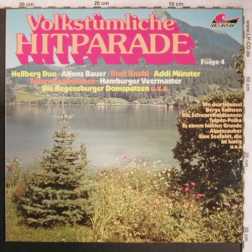 V.A.Volkstümliche Hitparade Folge 4: Hellberg Duo...Xaver Jobst, Maritim(47 760 NU), D, 1981 - LP - X4544 - 5,00 Euro