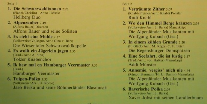 V.A.Volkstümliche Hitparade Folge 4: Hellberg Duo...Xaver Jobst, Maritim(47 760 NU), D, 1981 - LP - X4544 - 5,00 Euro