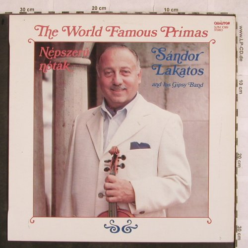 Lakatos,Sandor and his Gipsy Band: The World Famous Primas, Qualiton(SLPM 10189), H, 1984 - LP - X468 - 7,50 Euro