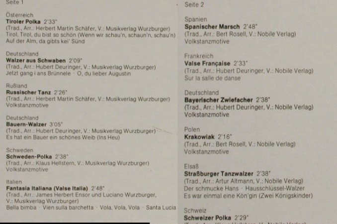 Deuringer,Hubert u.s.Ensemble: Mit dem Akkordeon durch Europa, Intercord(27 872-1), D, 1979 - LP - X5031 - 7,50 Euro