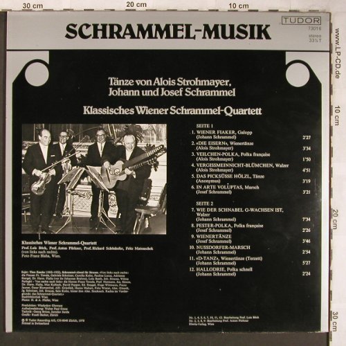 Klassisches Wiener Schrammelquartet: Schrammel-Musik für Strauss, Foc, Tudor(73016), CH, 1978 - LP - X5048 - 9,00 Euro