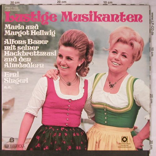 V.A.Lustige Musikanten: Maria u. Margot Hellwig,ErniSingerl, Isarton, Club Ed.(27 403-5), D,24Tr,Foc,  - 2LP - X5221 - 9,00 Euro