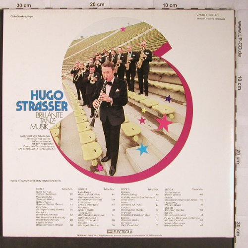 Strasser,Hugo: Brillante Tanzmusik, Foc, EMI Columbia(27 538-8), D,  - 2LP - X5225 - 9,00 Euro