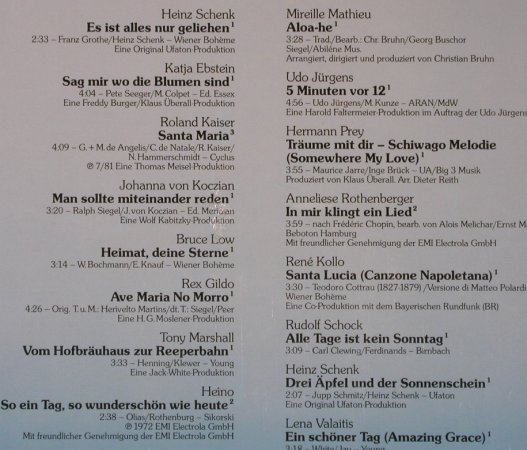V.A.Zum Blauen Bock: Heinz Schenk...Lena Valaitis, Ariola(206 539-553), D, FS-New,  - LP - X5329 - 17,50 Euro