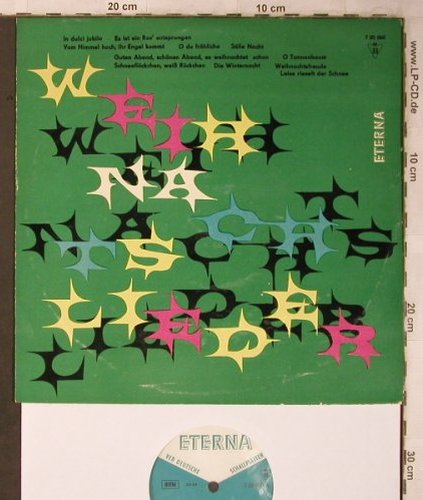 V.A.Wehnachtslieder: In dulci jubilo...Leise rieselt..., Eterna(7 20 060), DDR, 1964 - 10inch - X5392 - 14,00 Euro