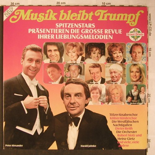 V.A.Musik Bleibt Trumpf: Harald Juhnke...Paul Hörbiger, Foc, Heimat-Melodie(CL 29717), D, 1979 - 2LP - X5429 - 7,50 Euro