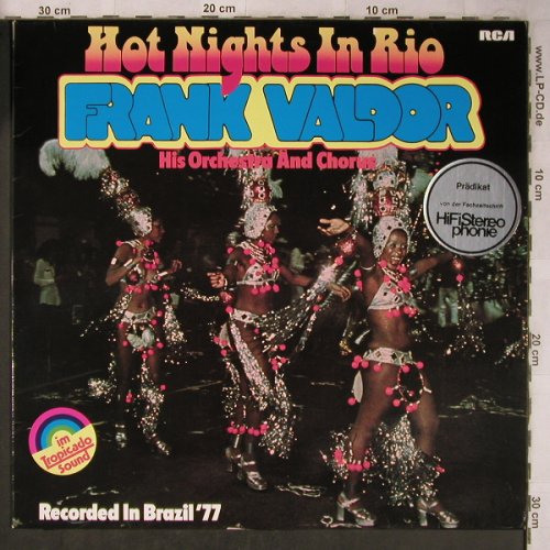 Valdor,Frank: Hot Nights in Rio, Rec.in Brasil'77, RCA(PL 28305 AO), D, 1977 - LP - X5438 - 7,50 Euro