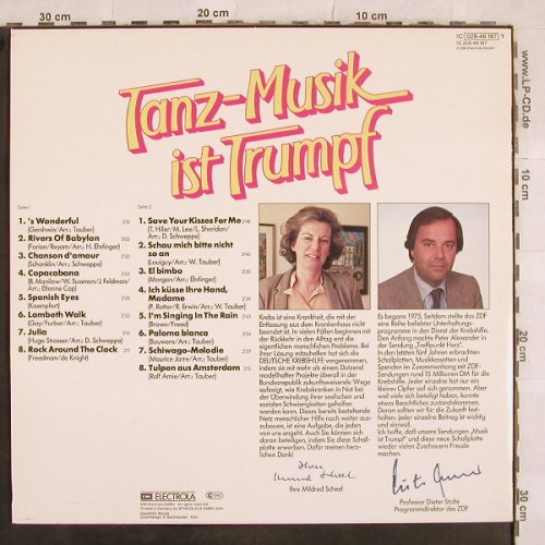 Strasser,Hugo & Tanz-Orch.: Tanz-Musik ist Trumpf, EMI(028-46 187), D, 1980 - LP - X563 - 6,00 Euro