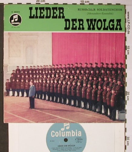 Alexandrov-Ensemble: Lieder der Wolga, vg+/vg+, Columbia(C 60 615), D,  - 10inch - X5836 - 7,50 Euro