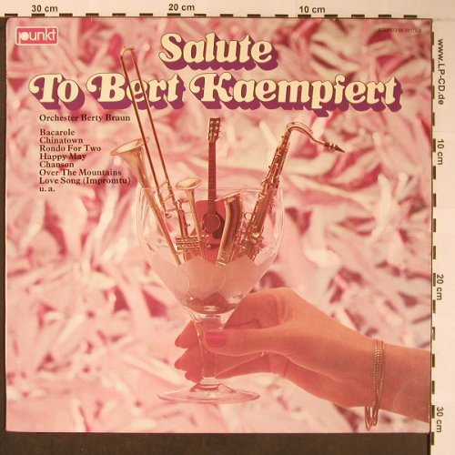 Braun Orchester,Beri: Salute to Bert Kaempfert, punkt/BASF(05 22173-3), D, 1974 - LP - X5899 - 7,50 Euro
