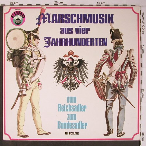 Heeresmusikkorps 6, Hamburg: v.Reichsadler zum Bundesadler, Eurosound, vg+/m-(945 082), D, Folge3,  - LP - X6156 - 5,00 Euro