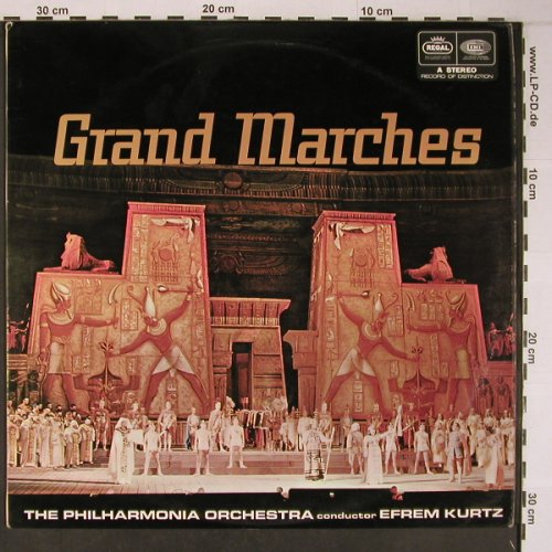 Philharmonia Orchestra: Grand Marches, cond.Efrem Kurtz, Regal(SREG 2010), UK,vg+/vg+,  - LP - X6272 - 6,00 Euro