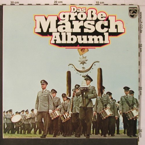 V.A.Das große Marsch Album 1: , Foc, Philips(H 72 AM 230), D,  - 2LP - X7402 - 6,00 Euro