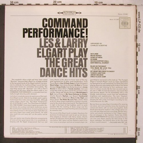 Elgart,Les & Larry: Command Performance!, CBS(CS 9021), US, 1964 - LP - X7490 - 12,50 Euro