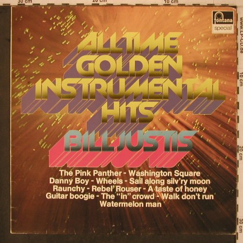 Justis,Bill: All Time Golden Instrumental  Hits, Fontana(6430 123), S, 1977 - LP - X7606 - 5,00 Euro
