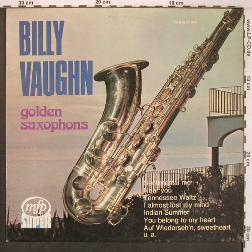 Vaughn,Billy: Golden Saxophons, mfp Super(1M 048-94 324), D, stoc,  - LP - X8142 - 7,50 Euro