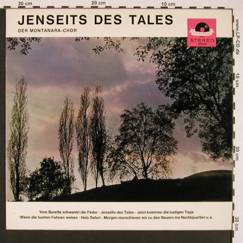 Montanara Chor: Jenseits des Tales, Polydor(237 228), D, 1966 - LP - X8432 - 9,00 Euro
