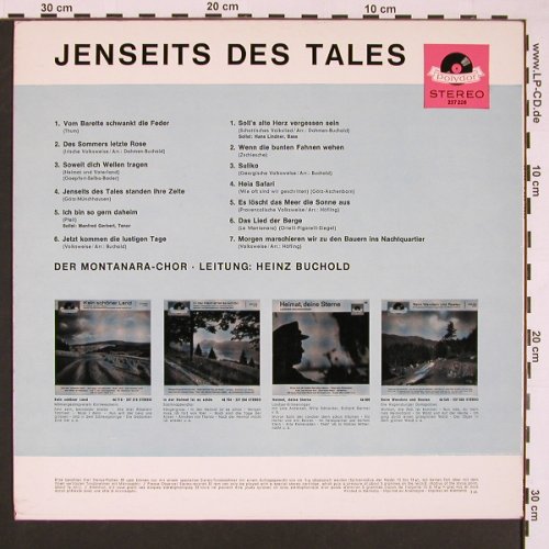 Montanara Chor: Jenseits des Tales, Polydor(237 228), D, 1966 - LP - X8432 - 9,00 Euro