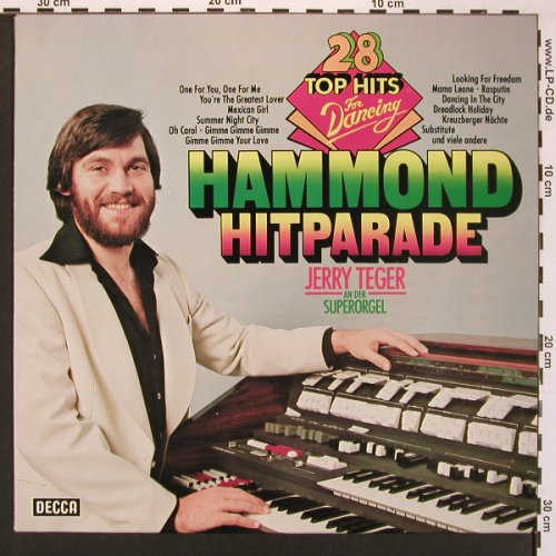 Teger,Jerry: Hammond Hitparade, Decca(6.23693 AF), D, 1979 - LP - X8602 - 6,00 Euro