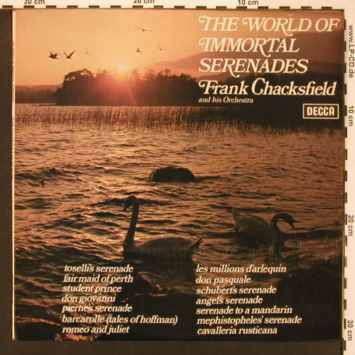 Chacksfield,Frank & his Orch.: The World Of Immortal Serenades '58, Decca, SampleStol(SPA 298), UK, Ri,  - LP - X8625 - 6,00 Euro